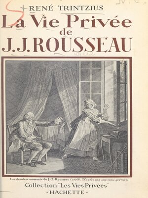 cover image of La vie privée de J.-J. Rousseau